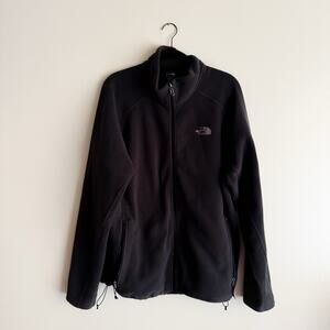 The North Face Black Full Zip Fleece Jacket - Men's XL
